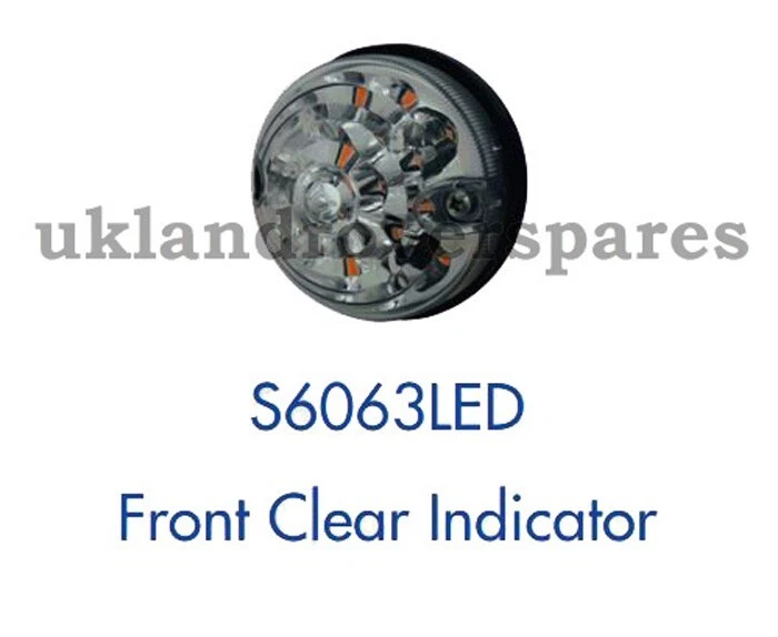 LAND ROVER DEFENDER - WIPAC LED FRONT CLEAR INDICATOR 73mm - XBD500040LED, S6063 - Image 2 of 4