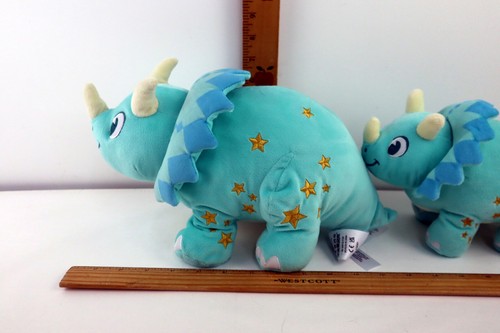 Disney Animal Kingdom Chester Hester Dino Institute Triceratops Lot - 14" & 10" - Picture 2 of 7
