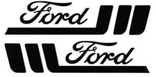 ford left and right vinyl decal/car/van/window