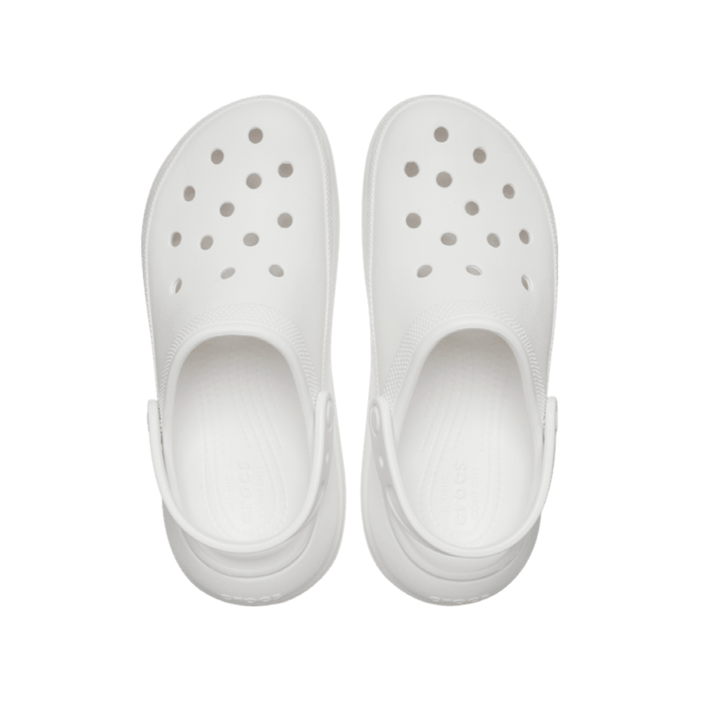 Crocs Classic Crush Clogs White Size Mens 11 M New CROCS Mens CRUSH CLASSIC CLOG 207521-100 WHITE UNISEX US  main image 3