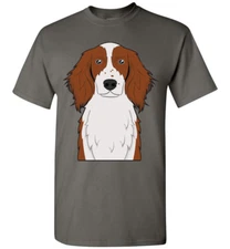 Irish Red & White Setter Dog Cartoon T-Shirt Tee - Men Women Youth Tank Long