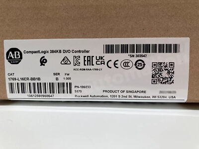 1769-L16ER-BB1B AB1769-L16ER-BB1B CompactLogix 384KB DI/O Controller