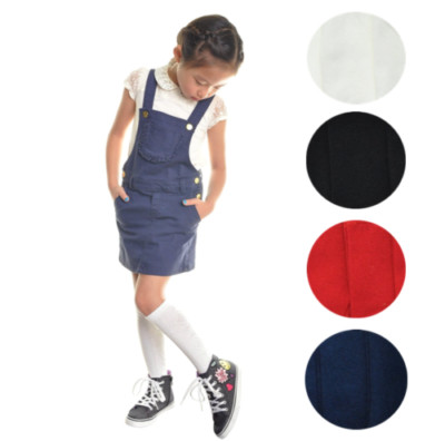 12 Pair Dozen Girls Premium Cotton Knee High Socks Multiple Colors