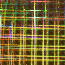 12" X 4ft - Gold Holographic Squares LVG InterCal Specialty Craft Hobby Vinyl