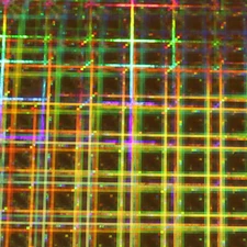 12" X 4ft - Gold Holographic Squares LVG InterCal Specialty Craft & Hobby Vinyl