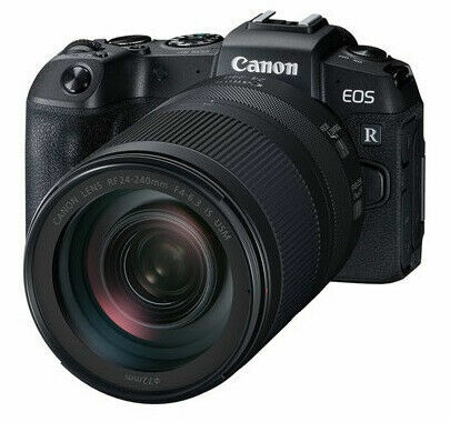 Canon EOS RP RF 26.2MP Mirrorless Camera - Black (with 24-240mm lens)