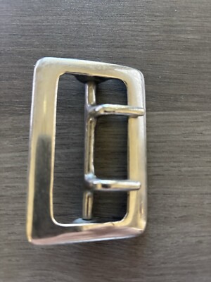 Vintage Sam Browne Duty Belt Buckle Nickel