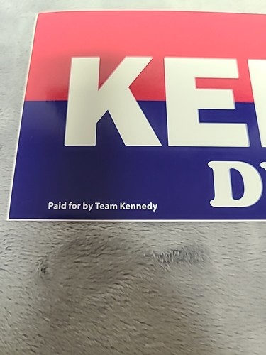 Robert F Kennedy Jr Official Bumper Sticker Lot Of 2 Im A Kennedy Democrat  - Picture 7 of 8