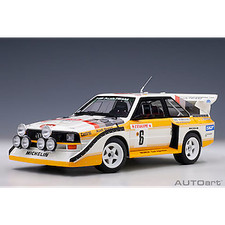 Autoart 1/18 Audi Sport Quattro S1 WRC 1986 # 6 (Mikkola / Hertz) Monte Minicar