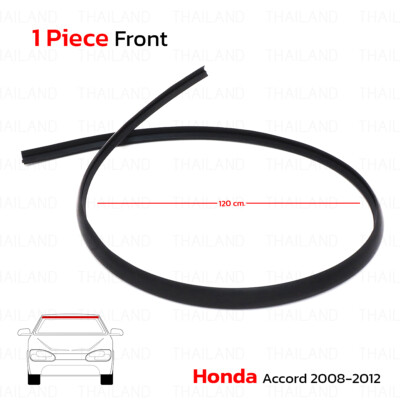 Front Upper Windshield Molding Rubber Fits Honda Accord G8 Sedan 2008 - 2012