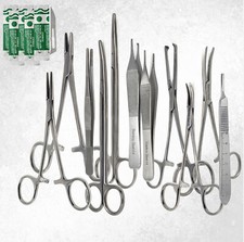 11 Pcs Minor Surgery Set Surgical Instruments Kit Stainless Steel 10Pcs Blades