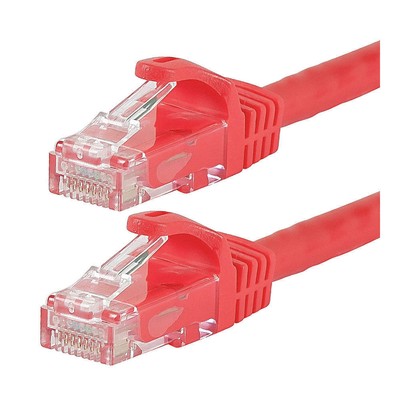 MONOPRICE 9824 Patch Cord,Cat 6,Flexboot,Red,14 ft. 38F994