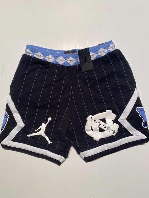 jordan unc fleece shorts