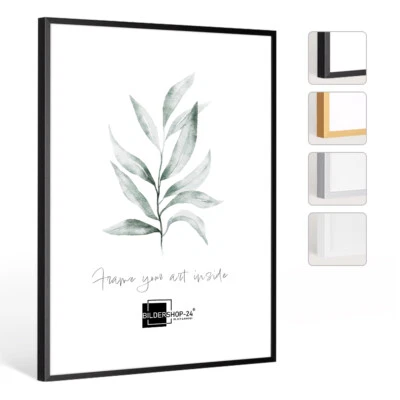 BILDERSHOP-24 Cornice portafoto Milano cornice alluminio cornice portafoto alluminio nuova nera