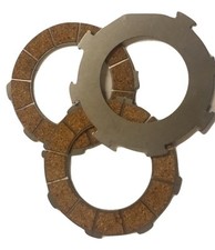 VESPA CLUTCH CORK PLATES PX200 LML T5 RALLY ETC SET OF 3 GENUINE LML PART.