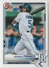 2021 Bowman Prospects #BP57 Wander Franco - Tampa Bay Rays