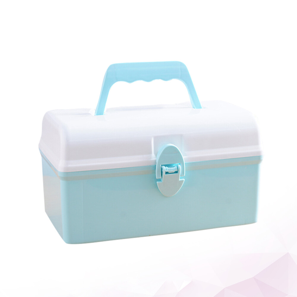 Makeup Bag Storage Cabinet Plastic Container Box Case Container Box-image