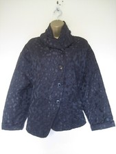 Elemente Clemente (oska) Black Lagenlook Polka Dot Jacket Size 3 Uk 14/16?