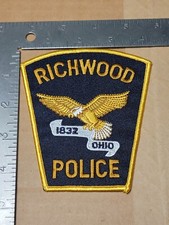 Q b3 police patch patches Richwood Ohio