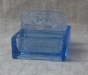 Détails Sur Ancienne Saliere Poivriere En Vert Bleu Petits Oiseau Annee 30