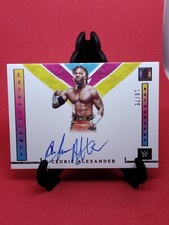 2023 PANINI IMPECCABLE WWE EXTRAVAGANCE AUTOGRAPHS CEDRIC ALEXANDER 16/75
