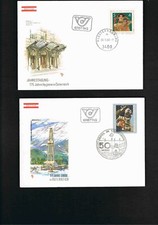 2 Österreich - Schmuck - FDC`s - Mi. Nr. 1643 + 1646 TOP Zustand ! - siehe Scan