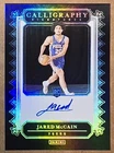 JARED MCCAIN CALLIGRAPHY SIGNATURES ON CARD AUTOGRAPH ROOKIE CARD -2024 PANINI