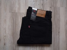 Jeans bootcut elasticizzati premium Levis 527 (0720) W36 L34 NERO/BLACK MERCE NUOVA