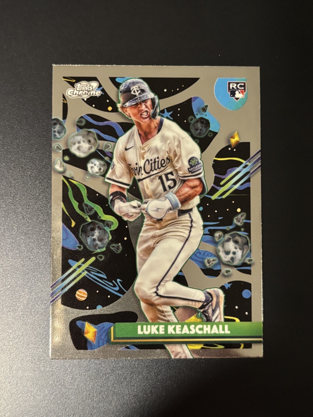 2025 Topps Cosmic Chrome Luke Keaschall RC #153 Minnesota Twins