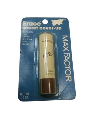 New In Package Vintage Max Factor Erace Secret Cover-Up Shade Medium Conceals