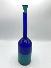 Venini Morandiana Flasche Türkisblau   Gio P...