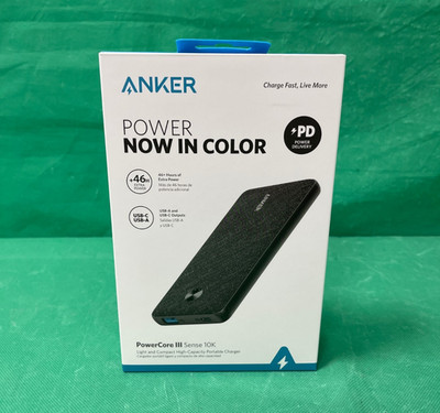 Anker PowerCore III Sense 10K PD 10000mAh USB-C/USB-A Portable Charger (A1231)