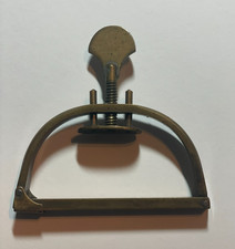 Vintage Brass Guitar Capo Screw Clamp Adjustable Acoustic Classical Guitar