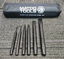 Matco Tools SPC6PA 6pc Punch & Chisel Set with Storage Pouch