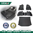 5D Car Floor Mats Boot Liner Set for Jeep Grand Cherokee WK/WK2 2010-2021