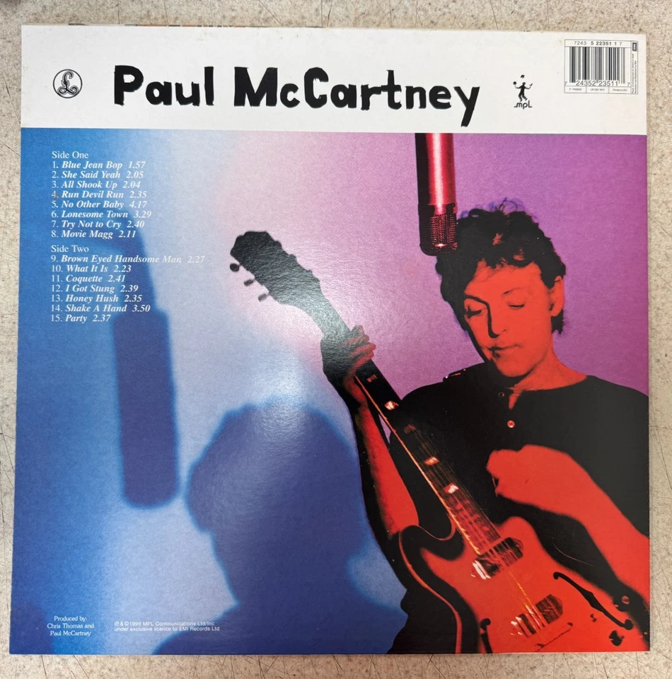 Paul Mccartney Run Devil Run Vinyl Record Album UK Pressing NEW - Image 2 of 4