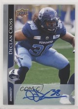 2021 Upper Deck CFL Auto Declan Cross #107 Auto n1u