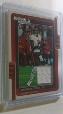 2025 Donruss Football Michael Penix Jr Threads Mem/Patch Card Atlanta Falcons