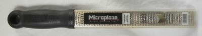 Microplane Zester Grater 40020, Stainless Steel Blade, Black Handle, Clear Cover