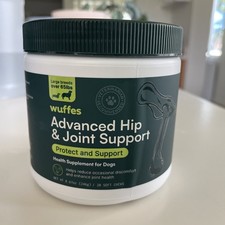 Wuffes Hip Joint Supplement for Over 65 Lbs Large Breed Dogs 30 Chews 02/27
