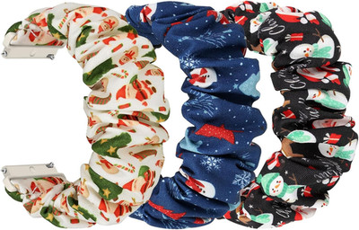 Scrunchies Watch Bands Compatible with 16Mm 18Mm 19Mm 20Mm 22Mm Quick Release Re