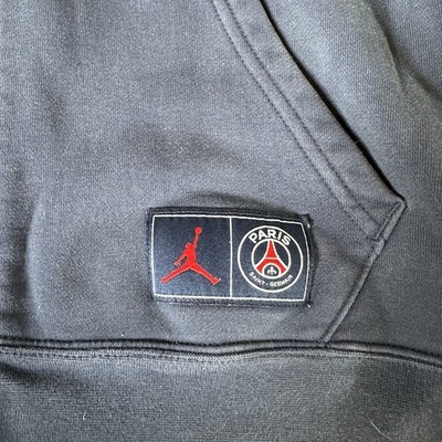 Nike Jordan x PSG Paris Saint-Germain Zip Hoodie Navy Blue Men's