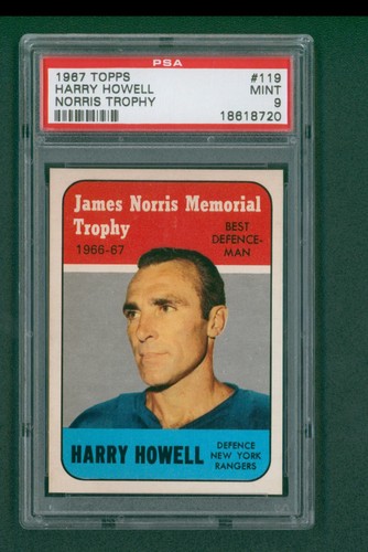 Harry Howell [Norris Trophy] #119 1967 Topps card