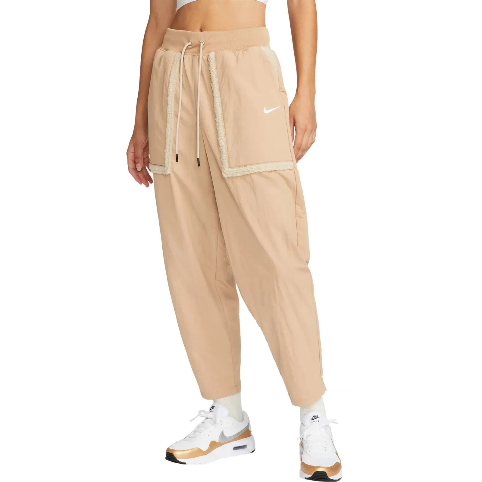 Nike Womens Loose Fit High Rise Pants Size Large DQ6809 Gorpcore Streetwear NEW