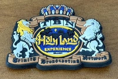 Rare Defunct TBN The Holy Land Experience 3D Fridge Magnet Trinity Broadcasting