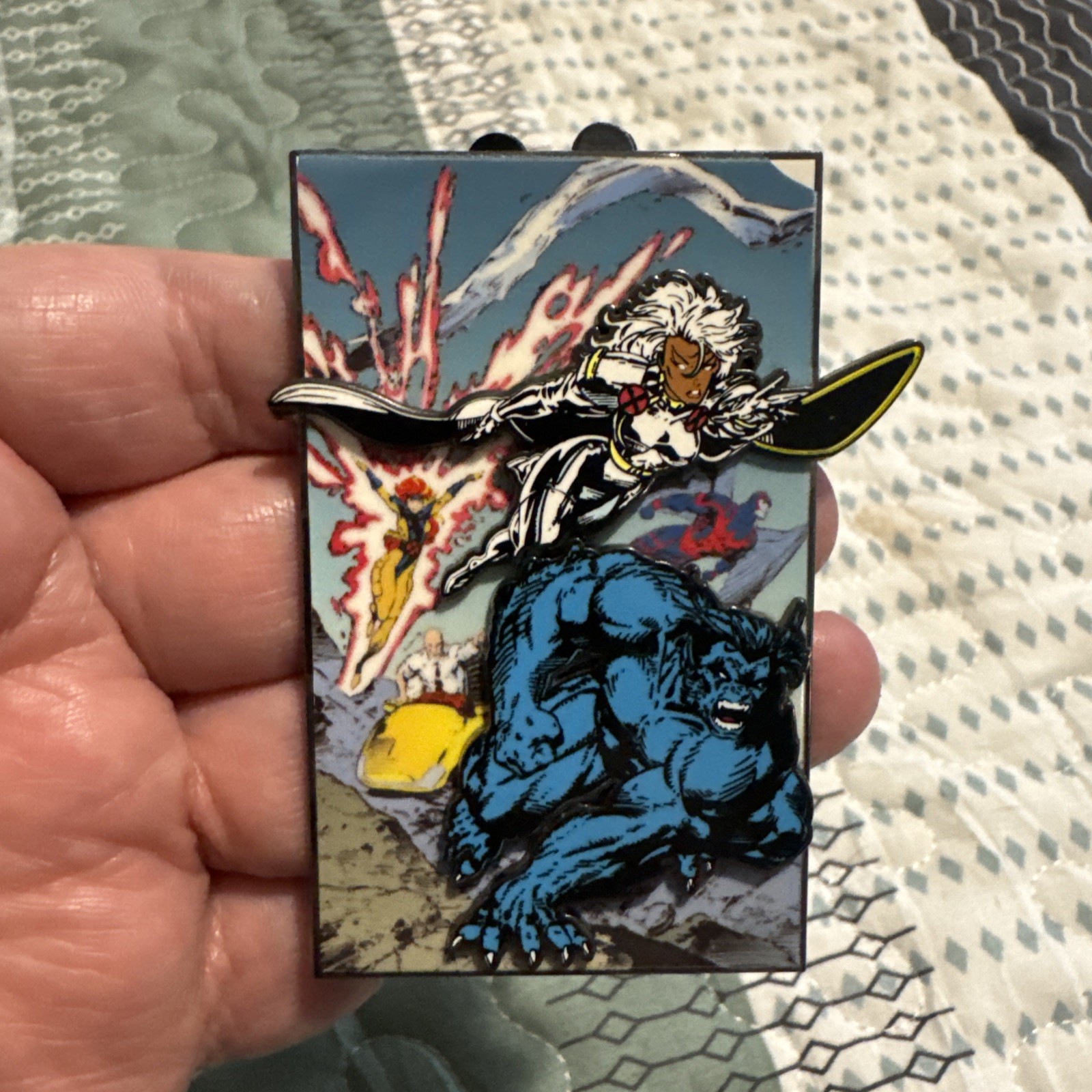 Disney Marvel X-Men Pin Storm, Jean Grey, Professor X Archangel & Beast LE 2000