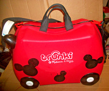 Melissa And Doug Trunki Kids Ride On Suitcase Luggage Red Mickey Mouse Lady Bug