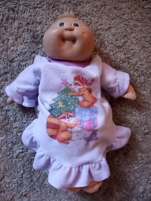 Collectible Vintage 1982 Xavier Roberts Cabbage Patch Doll 14  Blonde, Green Eye