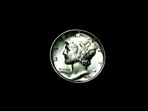 High Grade BU Better Date Problem FREE 1934-P Mercury Silver Dime DF3