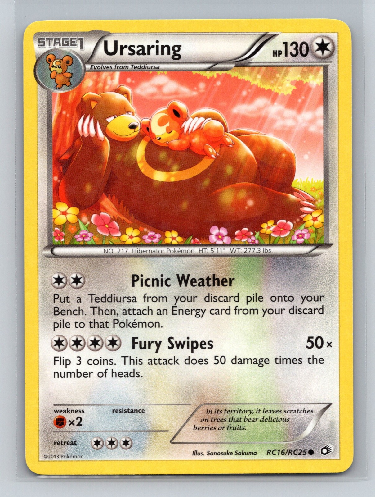 Legendary Treasures: Radiant Collection Ursaring - LP #RC16/RC25 11909